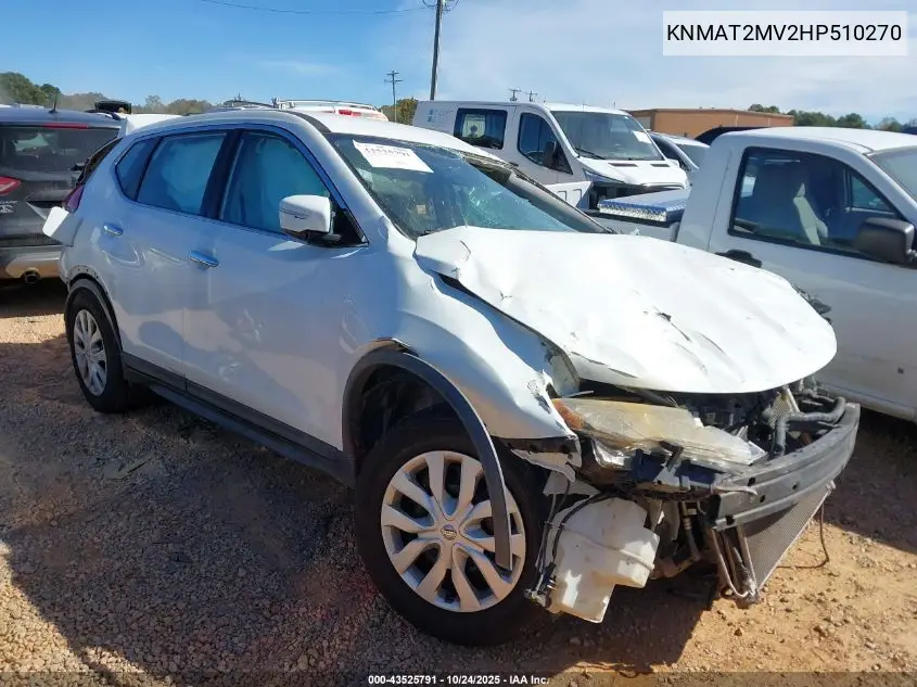KNMAT2MV2HP510270 2017 Nissan Rogue S