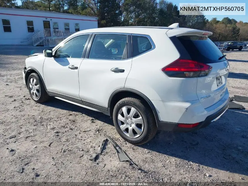 KNMAT2MTXHP560705 2017 Nissan Rogue S