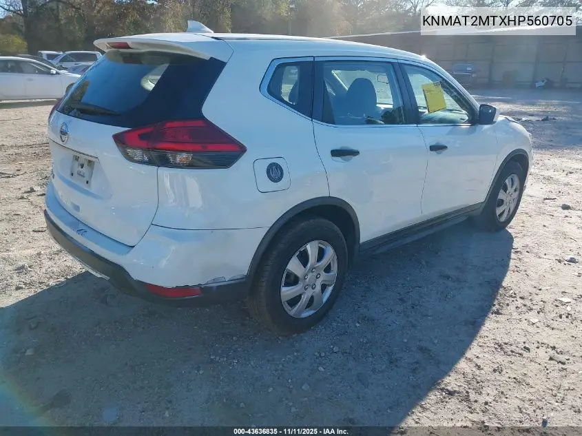 KNMAT2MTXHP560705 2017 Nissan Rogue S