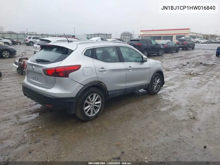 JN1BJ1CP1HW016840 2017 Nissan Rogue Sport Sv