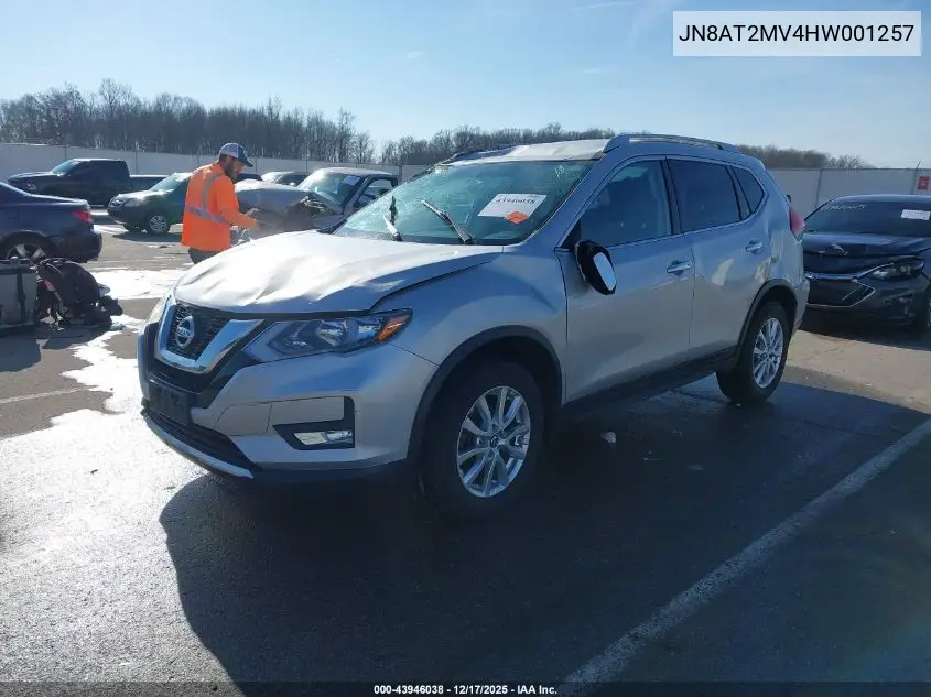 JN8AT2MV4HW001257 2017 Nissan Rogue Sv