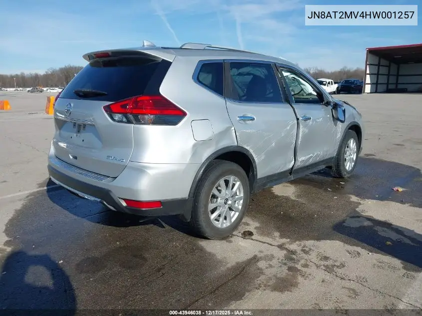 JN8AT2MV4HW001257 2017 Nissan Rogue Sv