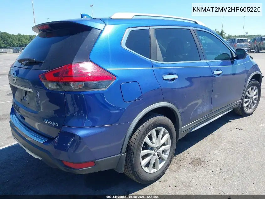 KNMAT2MV2HP605220 2017 Nissan Rogue Sv