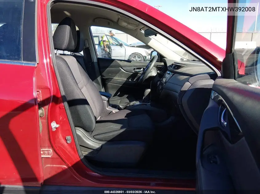 JN8AT2MTXHW392008 2017 Nissan Rogue S