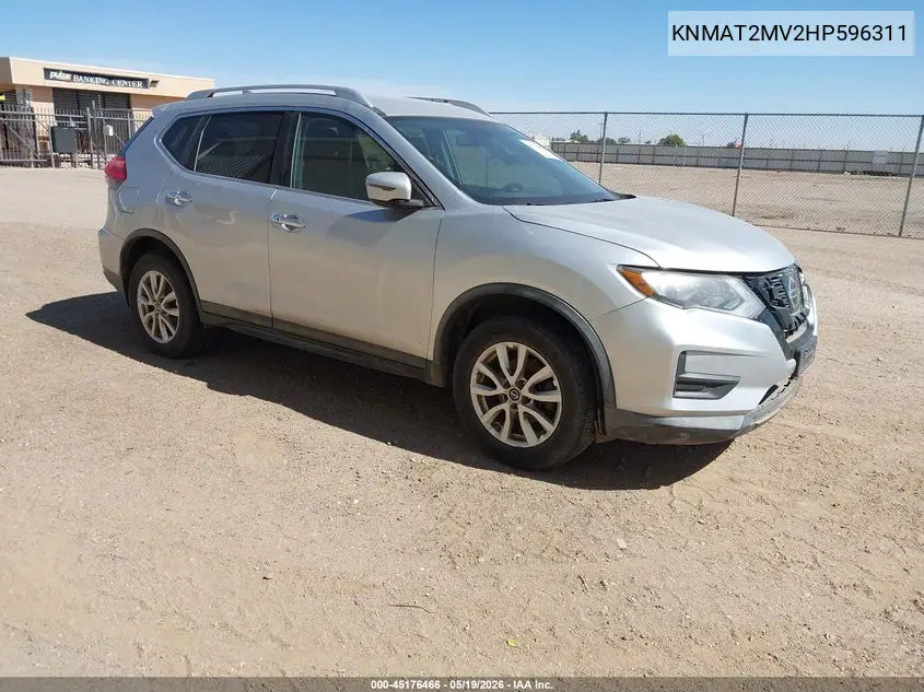 KNMAT2MV2HP596311 2017 Nissan Rogue Sv