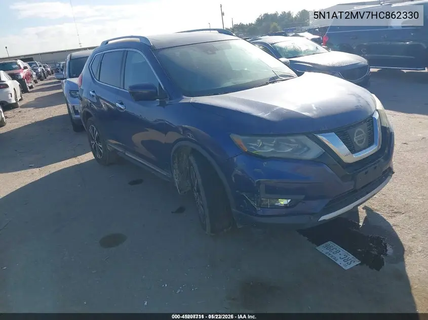 5N1AT2MV7HC862330 2017 Nissan Rogue Sl