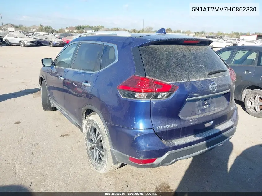 5N1AT2MV7HC862330 2017 Nissan Rogue Sl