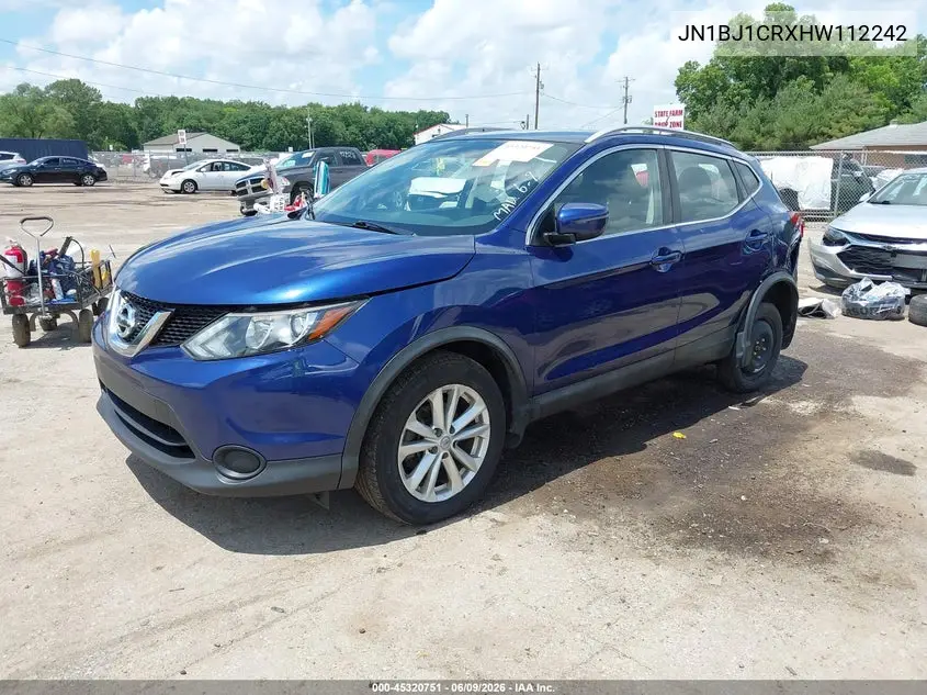 2017 Nissan Rogue Sport Sv VIN: JN1BJ1CRXHW112242 Lot: 45320751