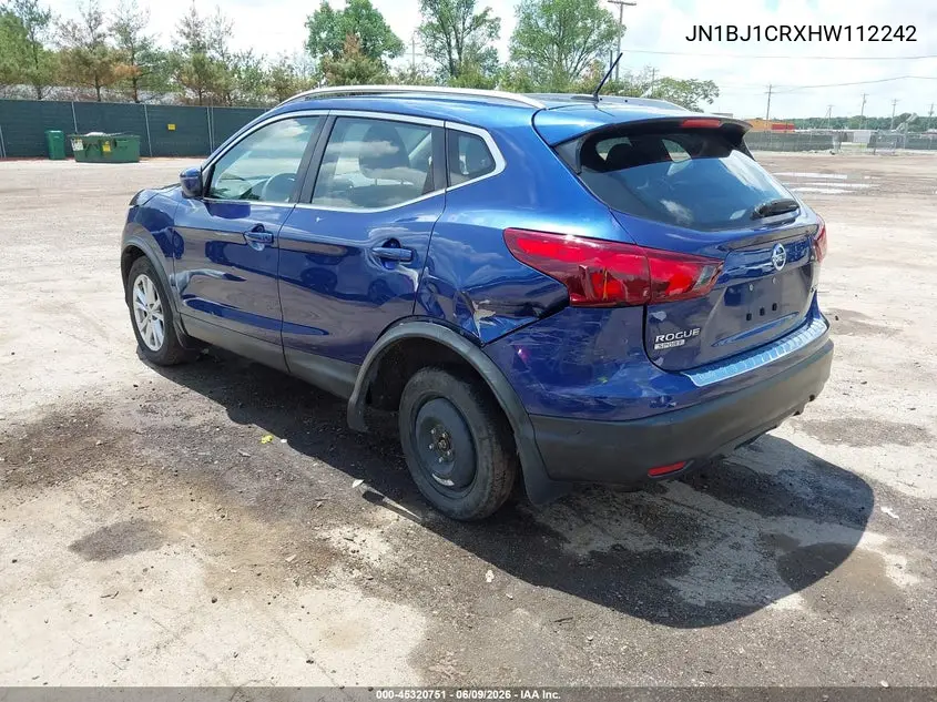 2017 Nissan Rogue Sport Sv VIN: JN1BJ1CRXHW112242 Lot: 45320751