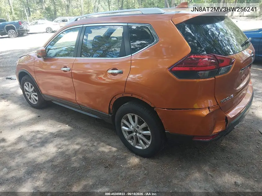 2017 Nissan Rogue Sv VIN: JN8AT2MV3HW256241 Lot: 45385933