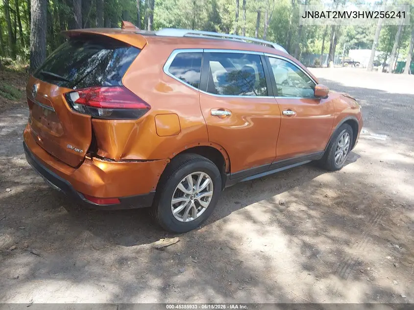 2017 Nissan Rogue Sv VIN: JN8AT2MV3HW256241 Lot: 45385933