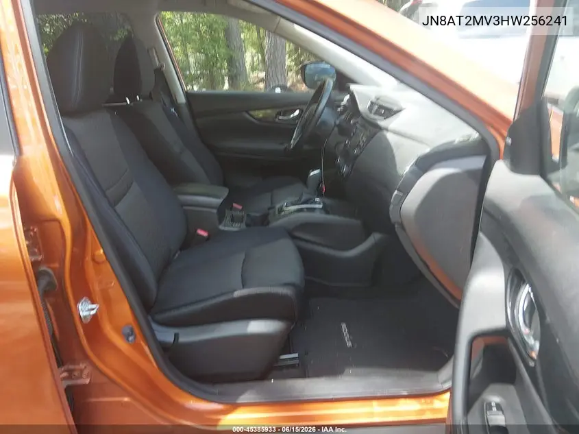 2017 Nissan Rogue Sv VIN: JN8AT2MV3HW256241 Lot: 45385933