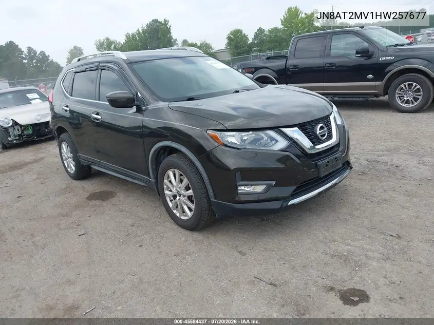 2017 Nissan Rogue Sv VIN: JN8AT2MV1HW257677 Lot: 45584437
