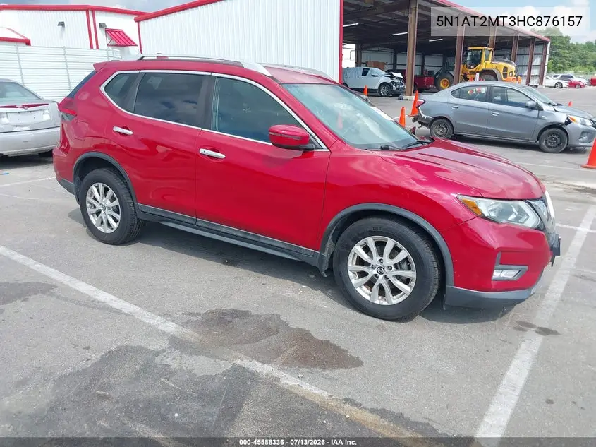 2017 Nissan Rogue Sv VIN: 5N1AT2MT3HC876157 Lot: 45588336