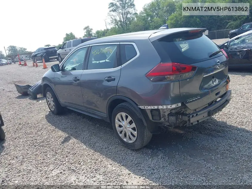 2017 Nissan Rogue S VIN: KNMAT2MV5HP613862 Lot: 45671522