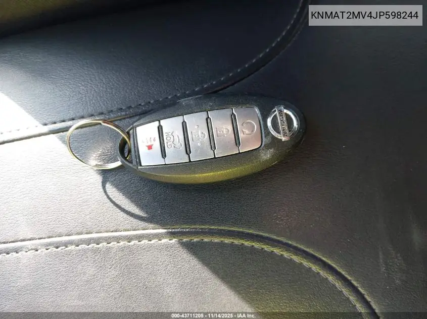 KNMAT2MV4JP598244 2018 Nissan Rogue Sv