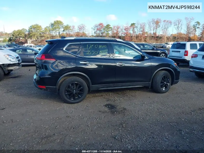 KNMAT2MV4JP598244 2018 Nissan Rogue Sv