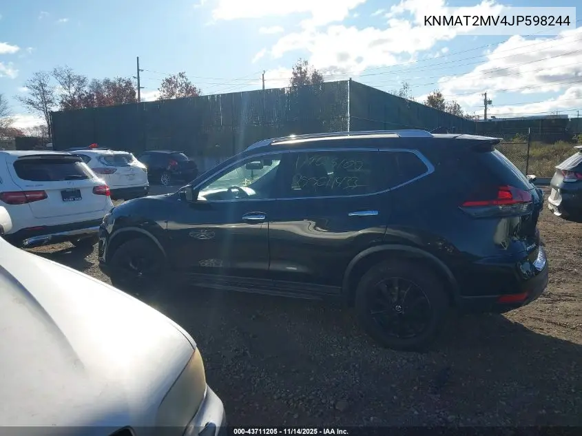 KNMAT2MV4JP598244 2018 Nissan Rogue Sv