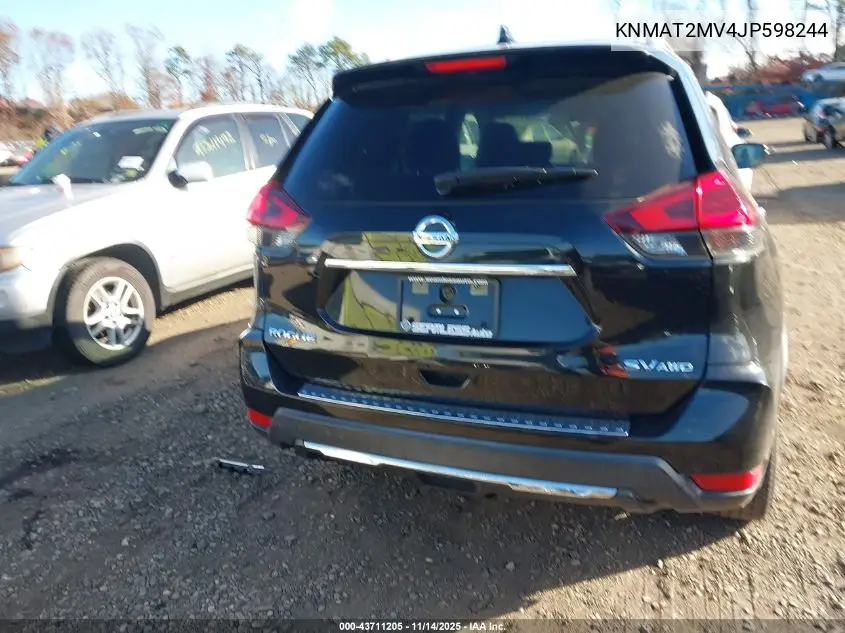 KNMAT2MV4JP598244 2018 Nissan Rogue Sv