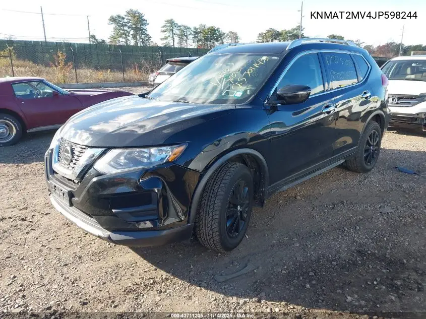 KNMAT2MV4JP598244 2018 Nissan Rogue Sv