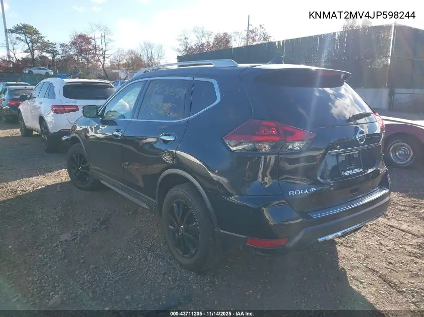 KNMAT2MV4JP598244 2018 Nissan Rogue Sv