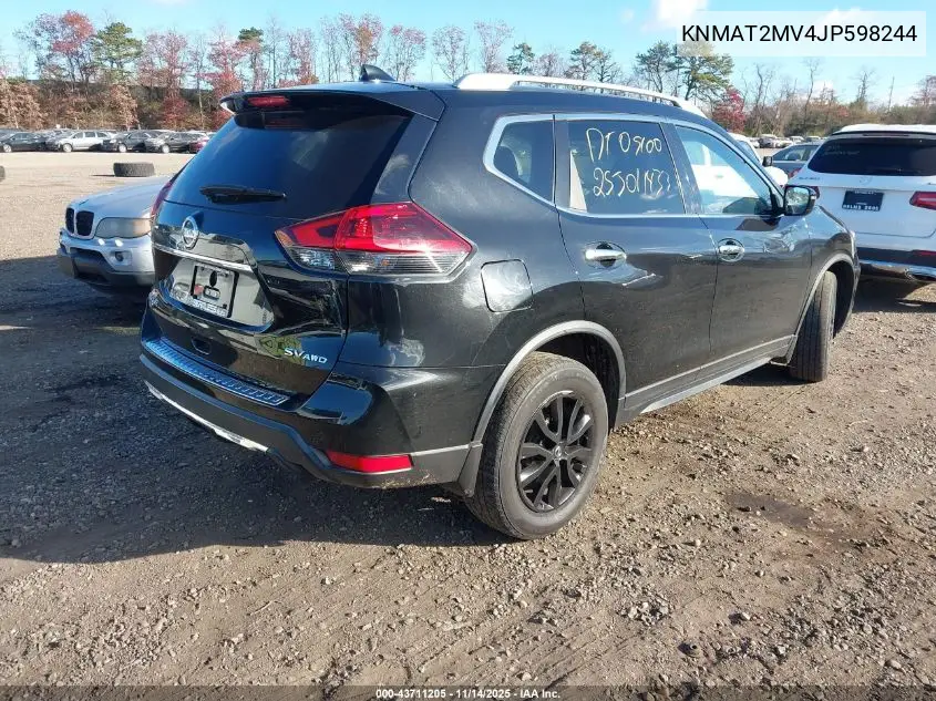 KNMAT2MV4JP598244 2018 Nissan Rogue Sv