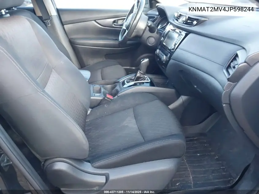 KNMAT2MV4JP598244 2018 Nissan Rogue Sv