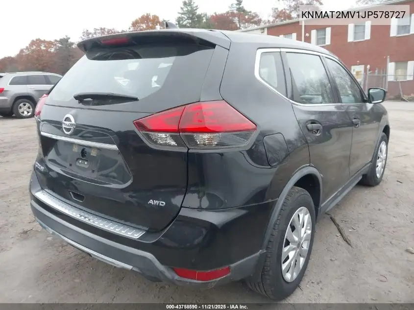 KNMAT2MV1JP578727 2018 Nissan Rogue S