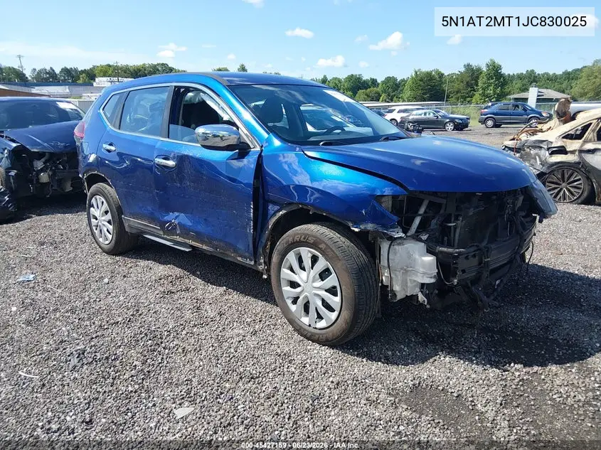 2018 Nissan Rogue S VIN: 5N1AT2MT1JC830025 Lot: 45427159
