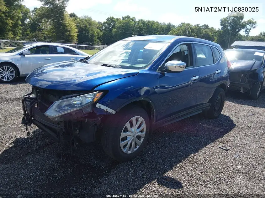 2018 Nissan Rogue S VIN: 5N1AT2MT1JC830025 Lot: 45427159