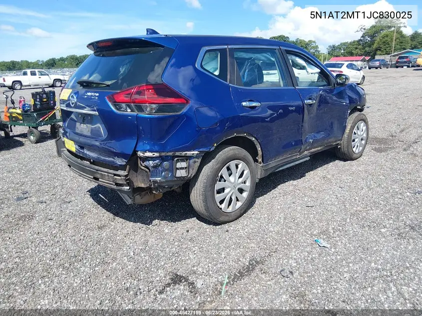 2018 Nissan Rogue S VIN: 5N1AT2MT1JC830025 Lot: 45427159