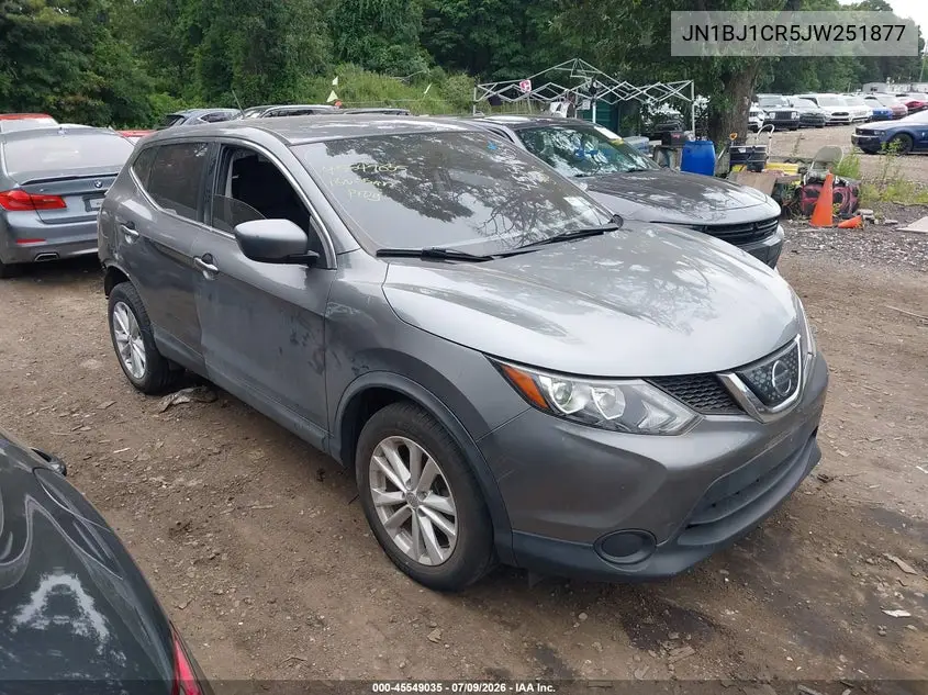 2018 Nissan Rogue Sport S VIN: JN1BJ1CR5JW251877 Lot: 45549035