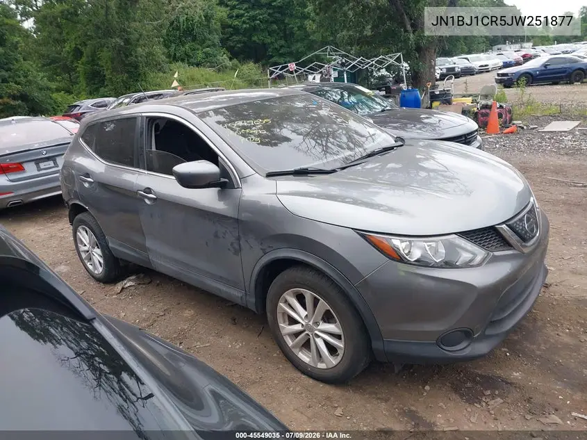2018 Nissan Rogue Sport S VIN: JN1BJ1CR5JW251877 Lot: 45549035