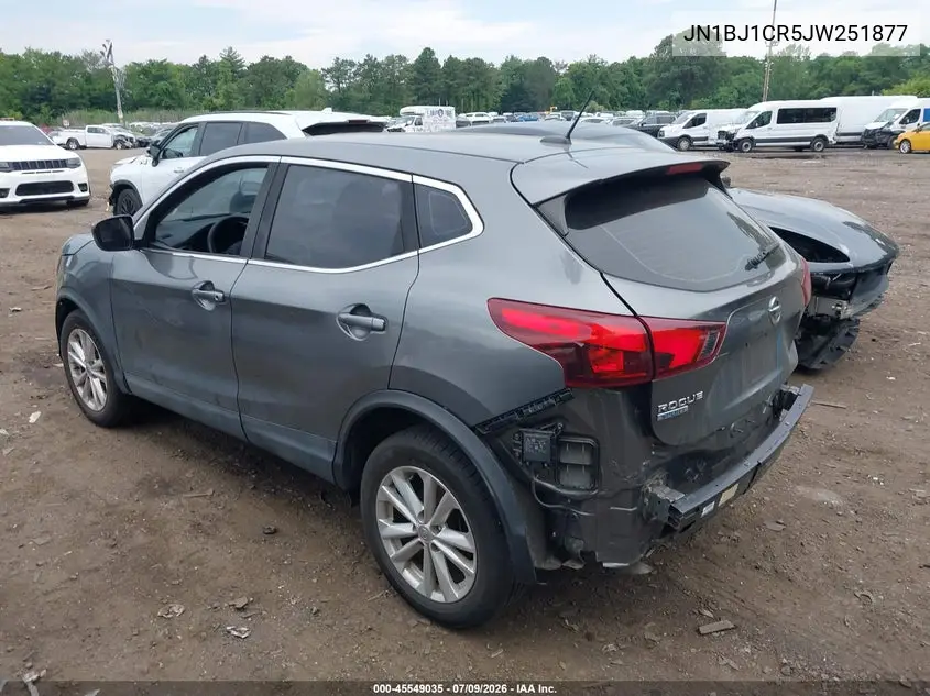 2018 Nissan Rogue Sport S VIN: JN1BJ1CR5JW251877 Lot: 45549035
