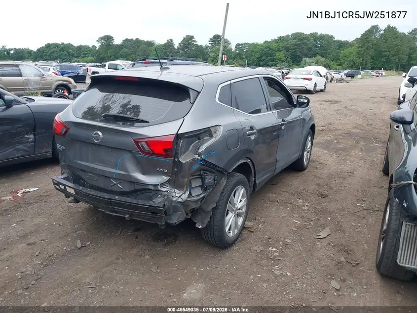 2018 Nissan Rogue Sport S VIN: JN1BJ1CR5JW251877 Lot: 45549035