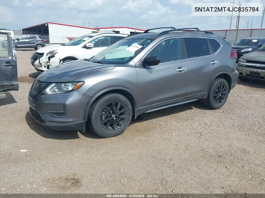 2018 Nissan Rogue Sv VIN: 5N1AT2MT4JC835784 Lot: 45654890