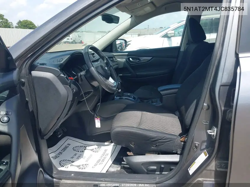 2018 Nissan Rogue Sv VIN: 5N1AT2MT4JC835784 Lot: 45654890