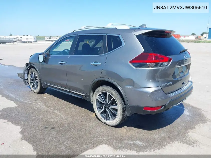 2018 Nissan Rogue Sl VIN: JN8AT2MVXJW306610 Lot: 45676518