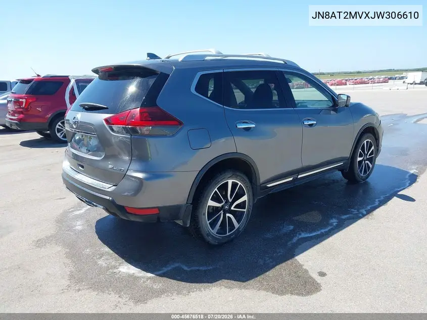 2018 Nissan Rogue Sl VIN: JN8AT2MVXJW306610 Lot: 45676518