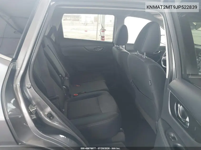 2018 Nissan Rogue Sv VIN: KNMAT2MT9JP522839 Lot: 45676677