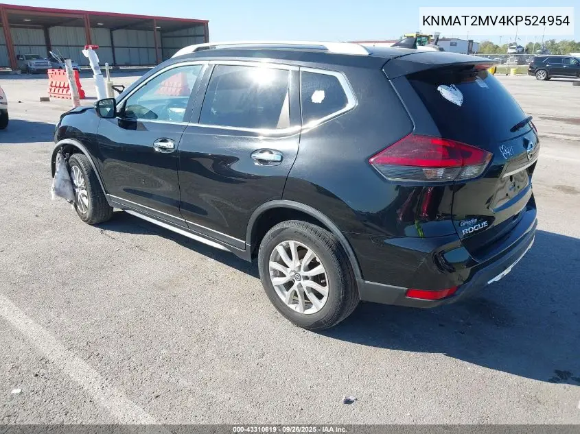 KNMAT2MV4KP524954 2019 Nissan Rogue Sv