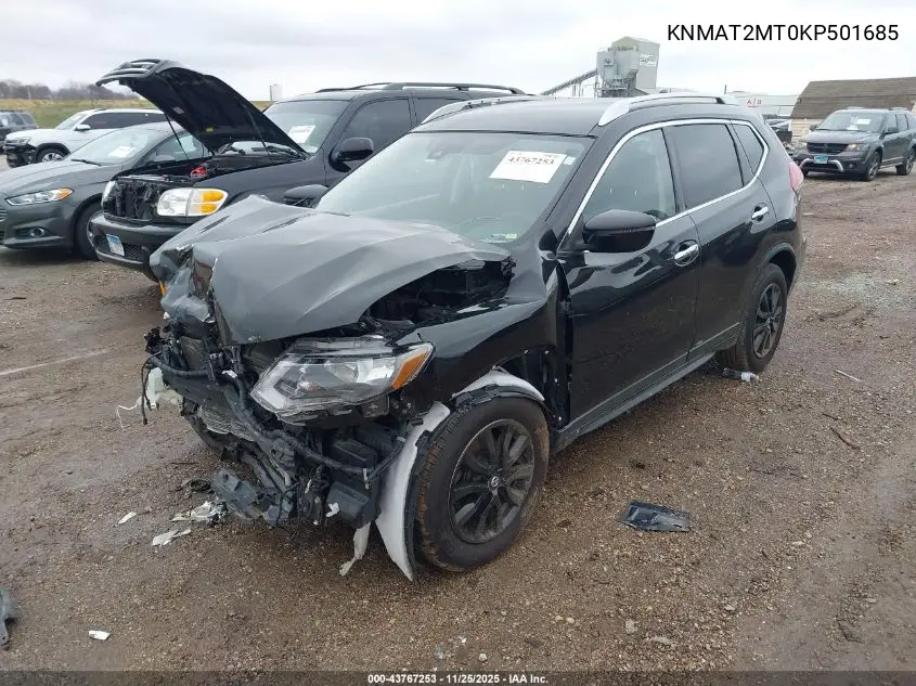 KNMAT2MT0KP501685 2019 Nissan Rogue Sv