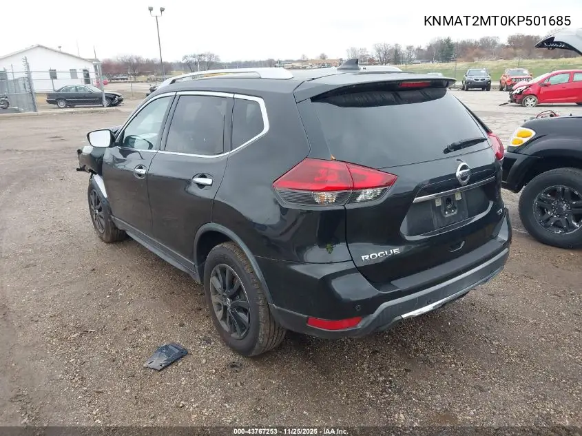 KNMAT2MT0KP501685 2019 Nissan Rogue Sv