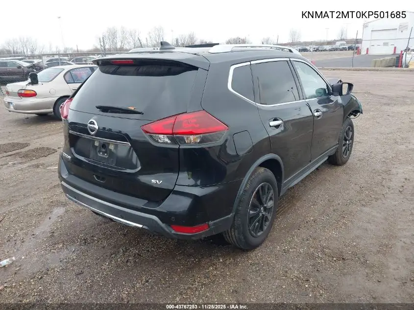 KNMAT2MT0KP501685 2019 Nissan Rogue Sv
