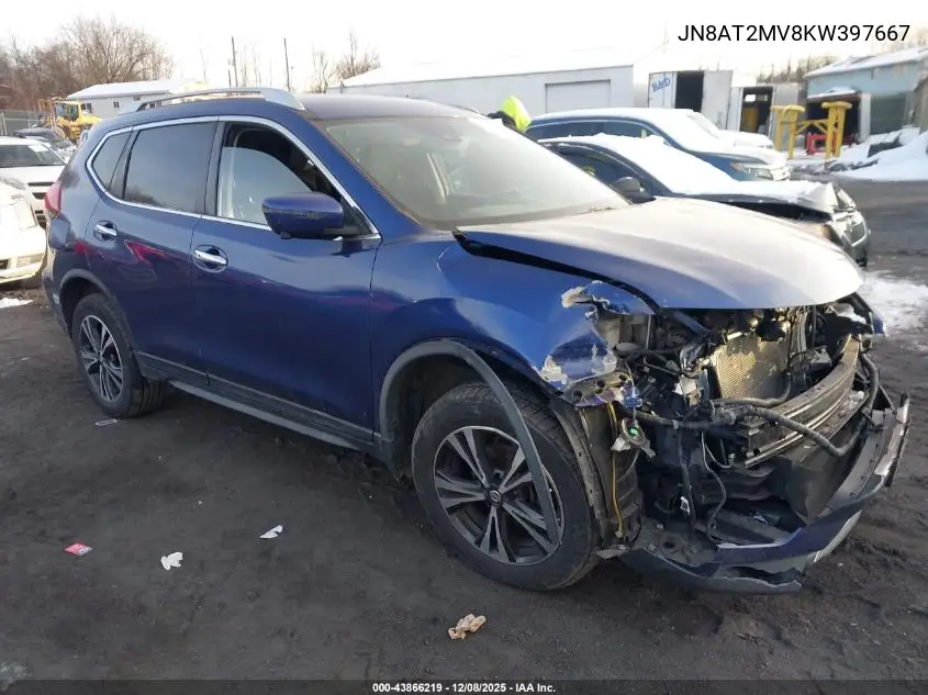 JN8AT2MV8KW397667 2019 Nissan Rogue Sv