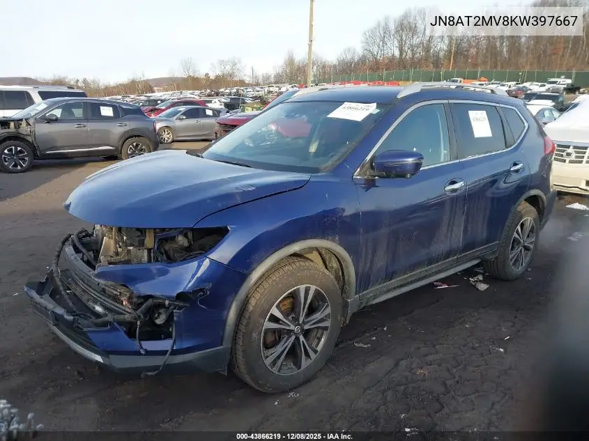 JN8AT2MV8KW397667 2019 Nissan Rogue Sv