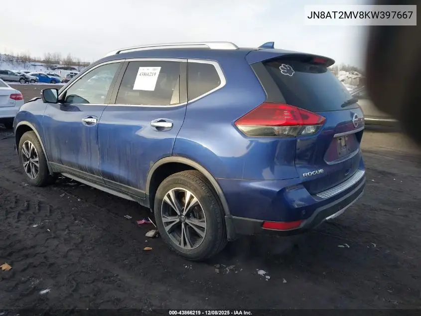 JN8AT2MV8KW397667 2019 Nissan Rogue Sv