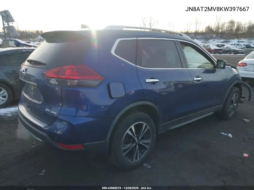 JN8AT2MV8KW397667 2019 Nissan Rogue Sv