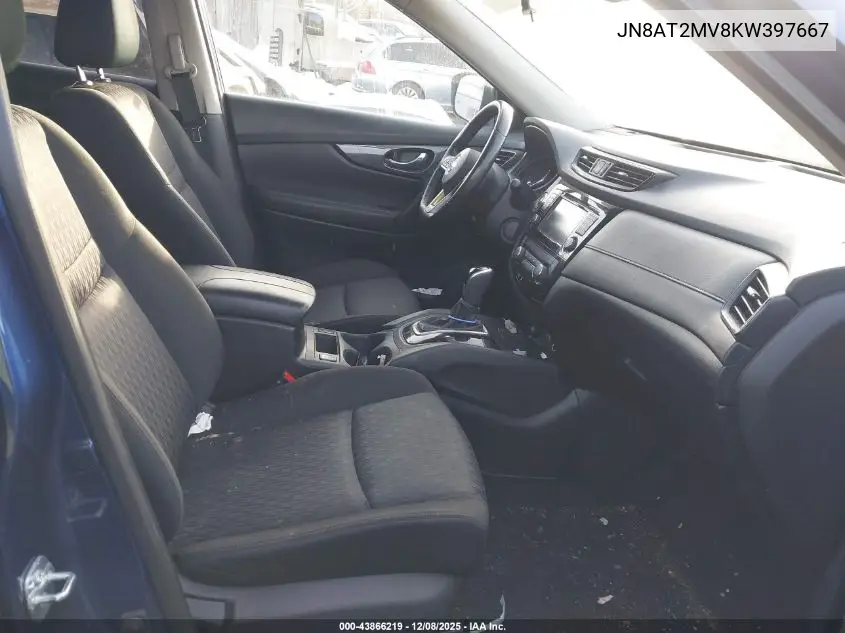 JN8AT2MV8KW397667 2019 Nissan Rogue Sv
