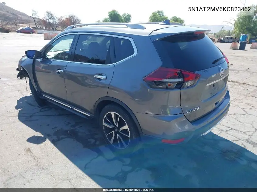 5N1AT2MV6KC823462 2019 Nissan Rogue Sl